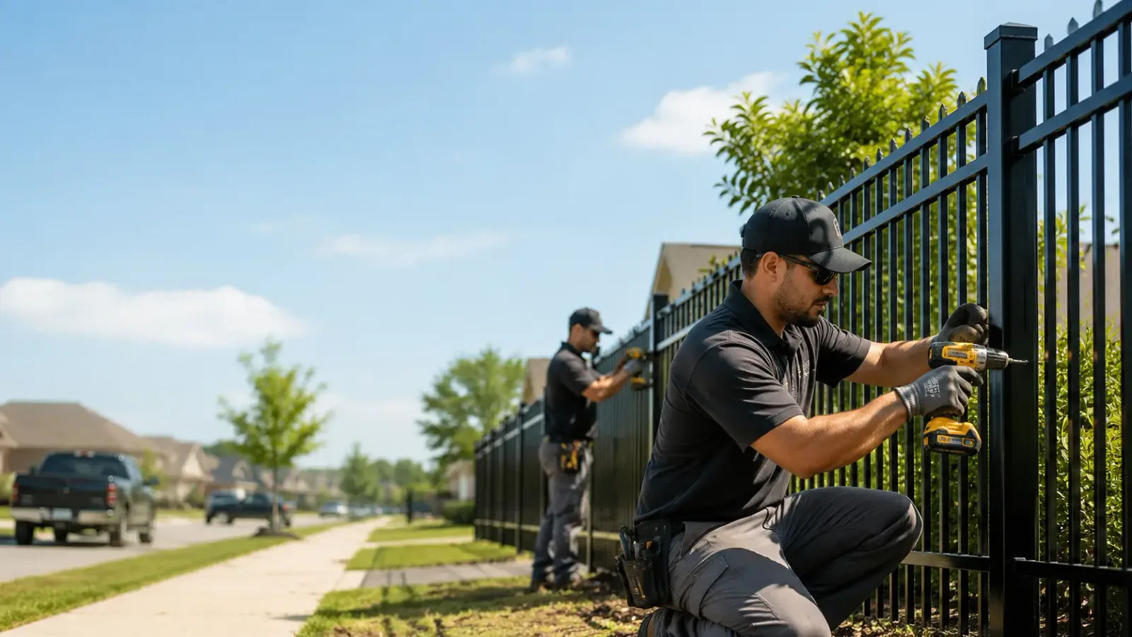 Metal Fence Installation in Crosby, TX